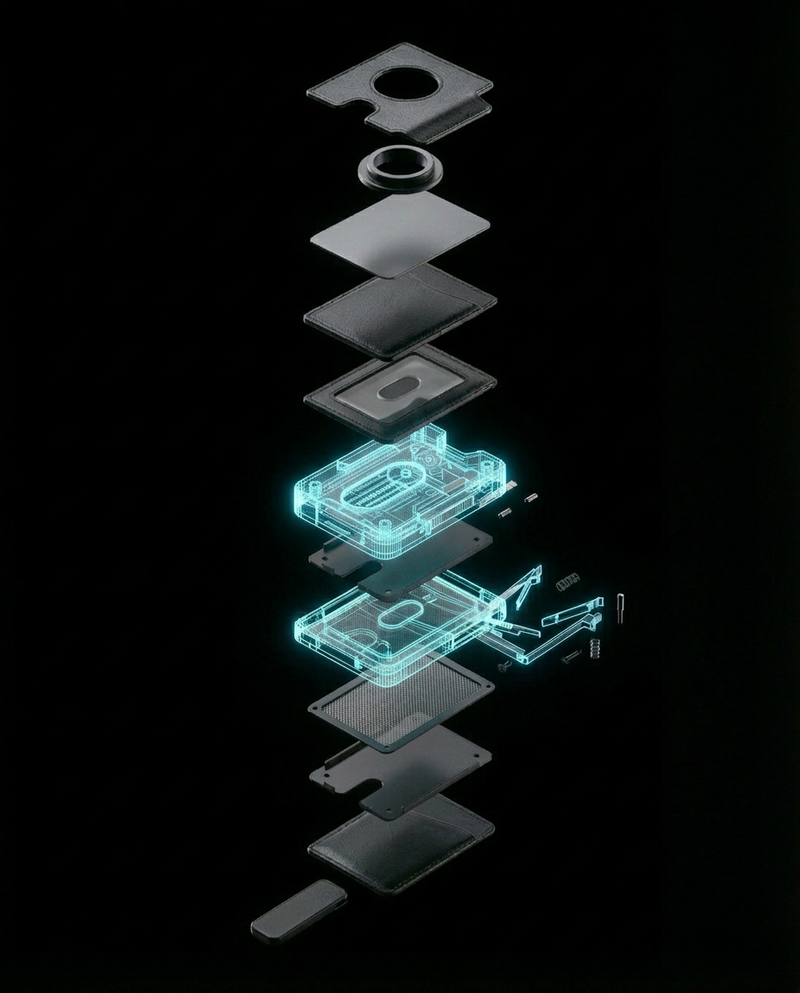 ארנק לגבר מפורק